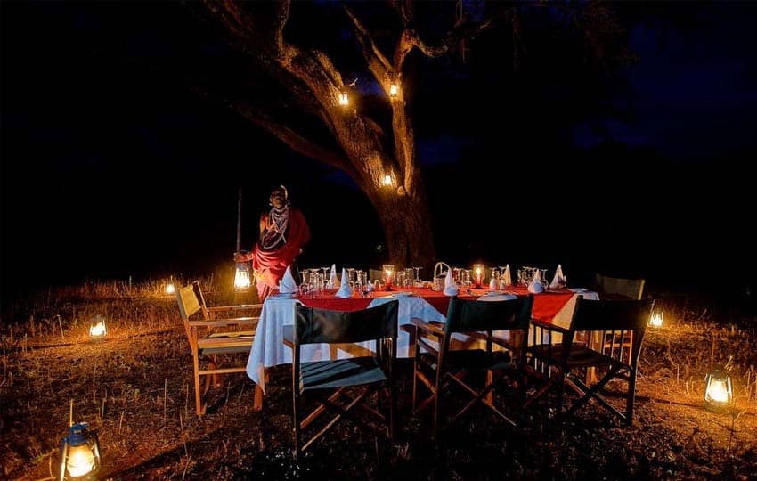 Amboseli Sopa Bush Dinner