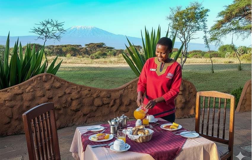 Amboseli Sopa Outdoor Dining